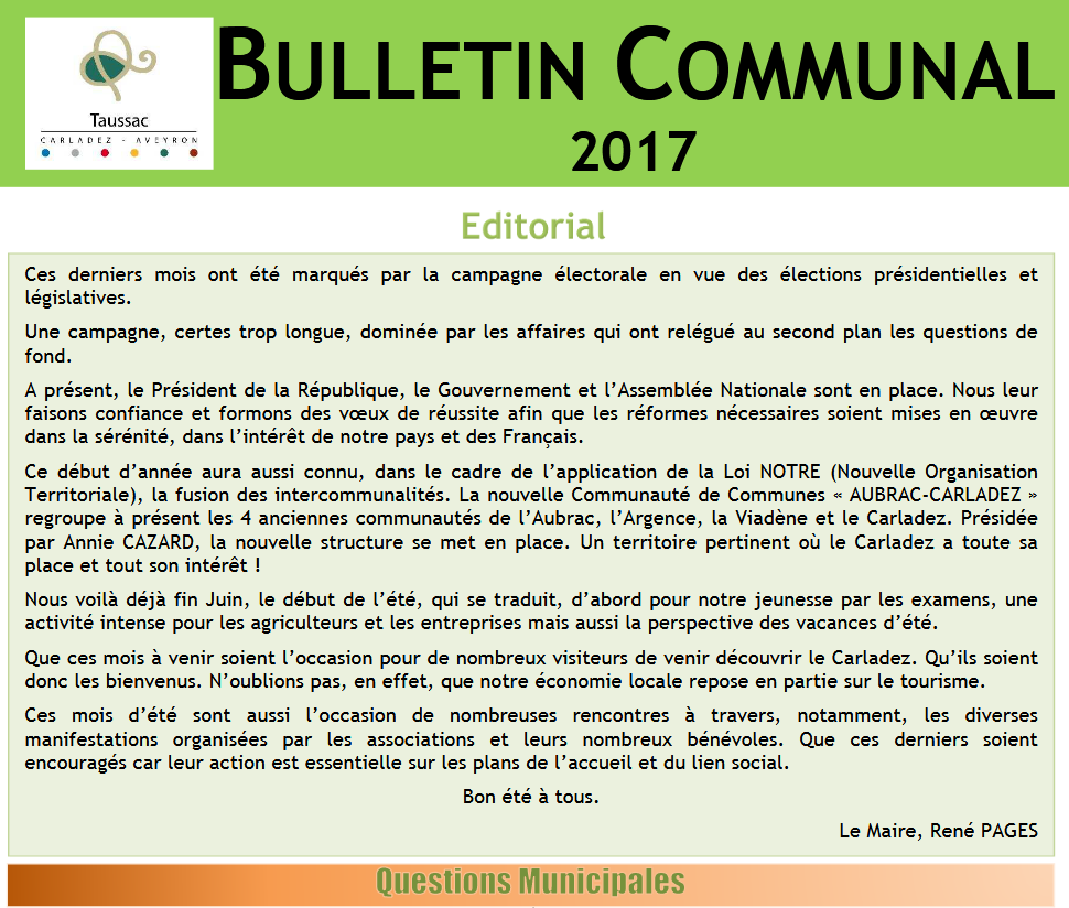 Bulletin communal