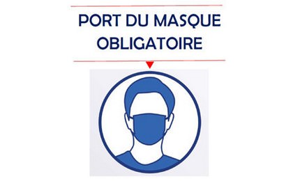 obligation du port du masque dans le département de l'Aveyron.