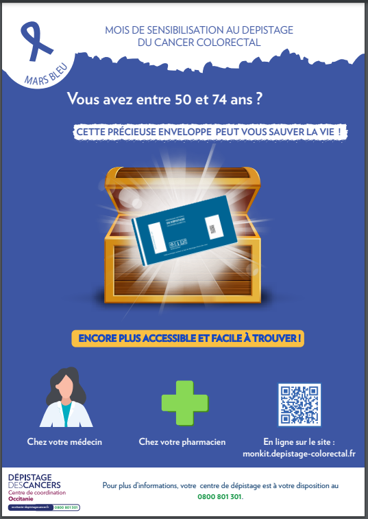 dépistage organisé du cancer colorectal.