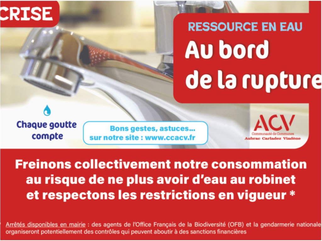Ressource en eau, au bord de la rupture.