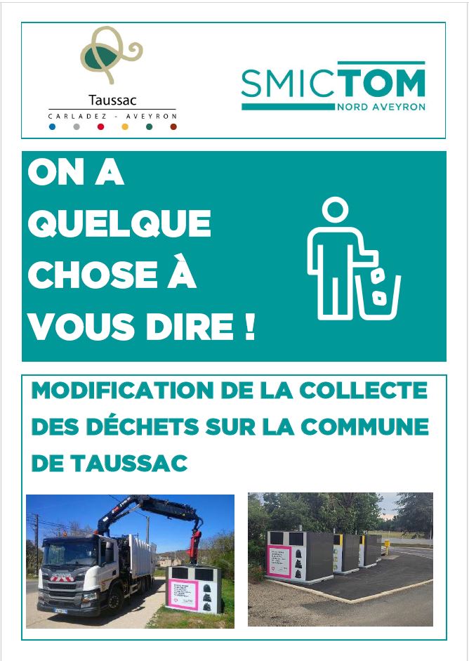 Modification de la collecte des déchets